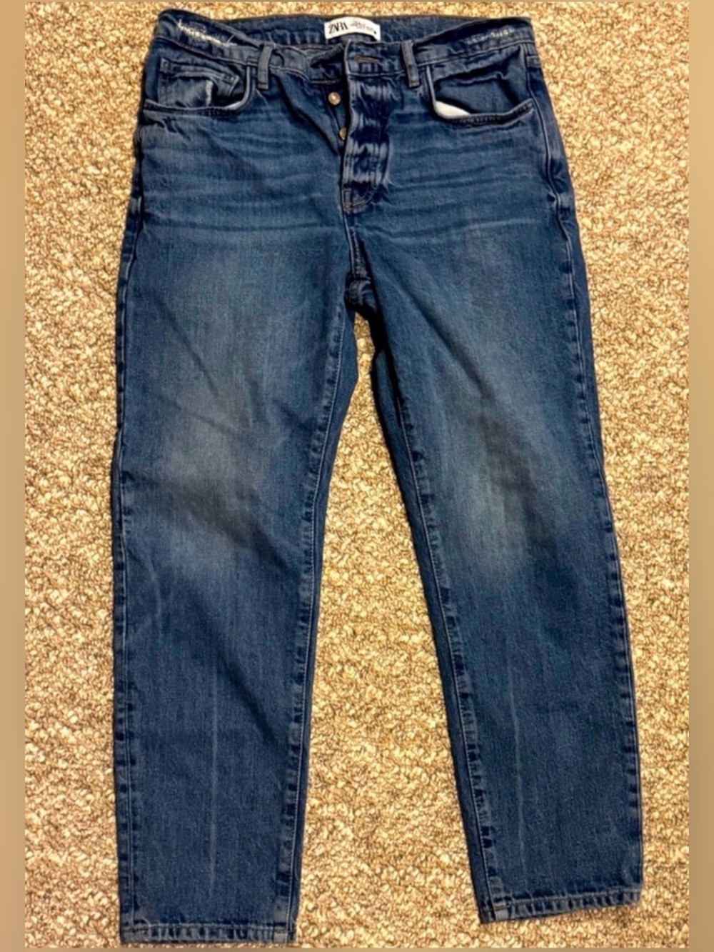 Zara straight leg jeans size 8